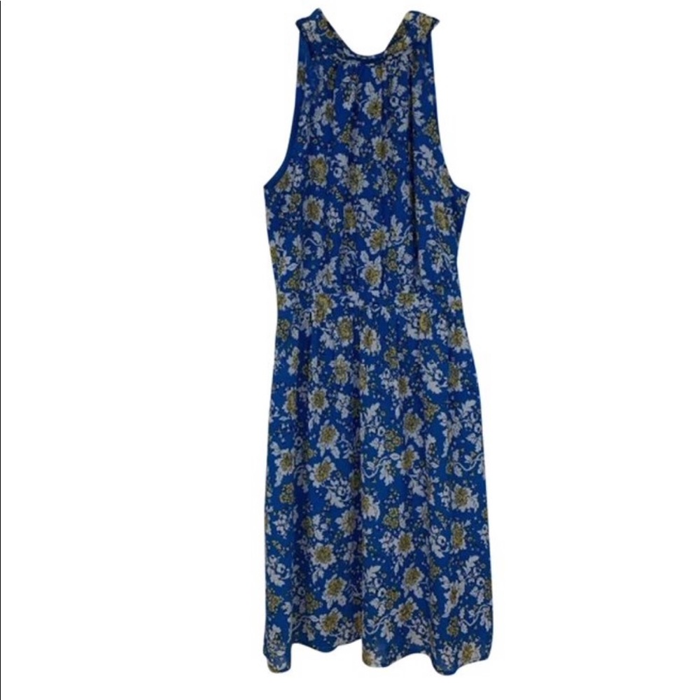J Crew Factory Tie Back Halter Dress